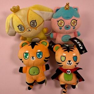 KREW Krebbies Funneh Plush Lot FOUR